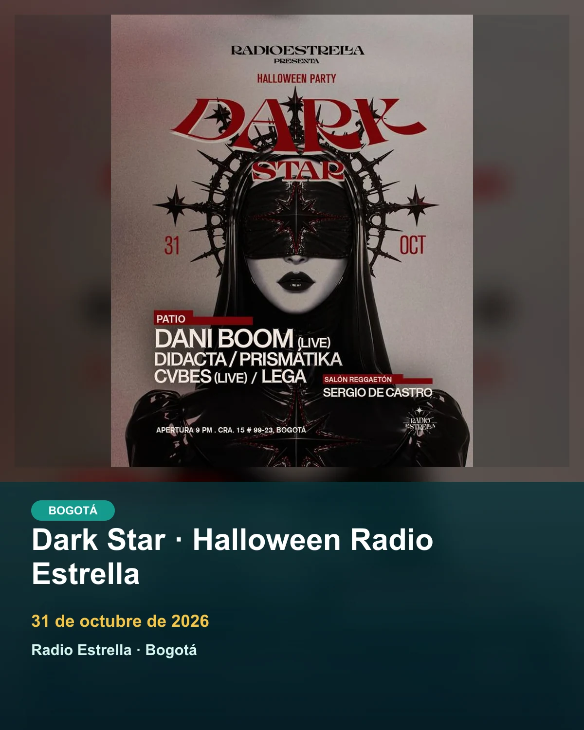 Dark Star · Halloween Radio Estrella