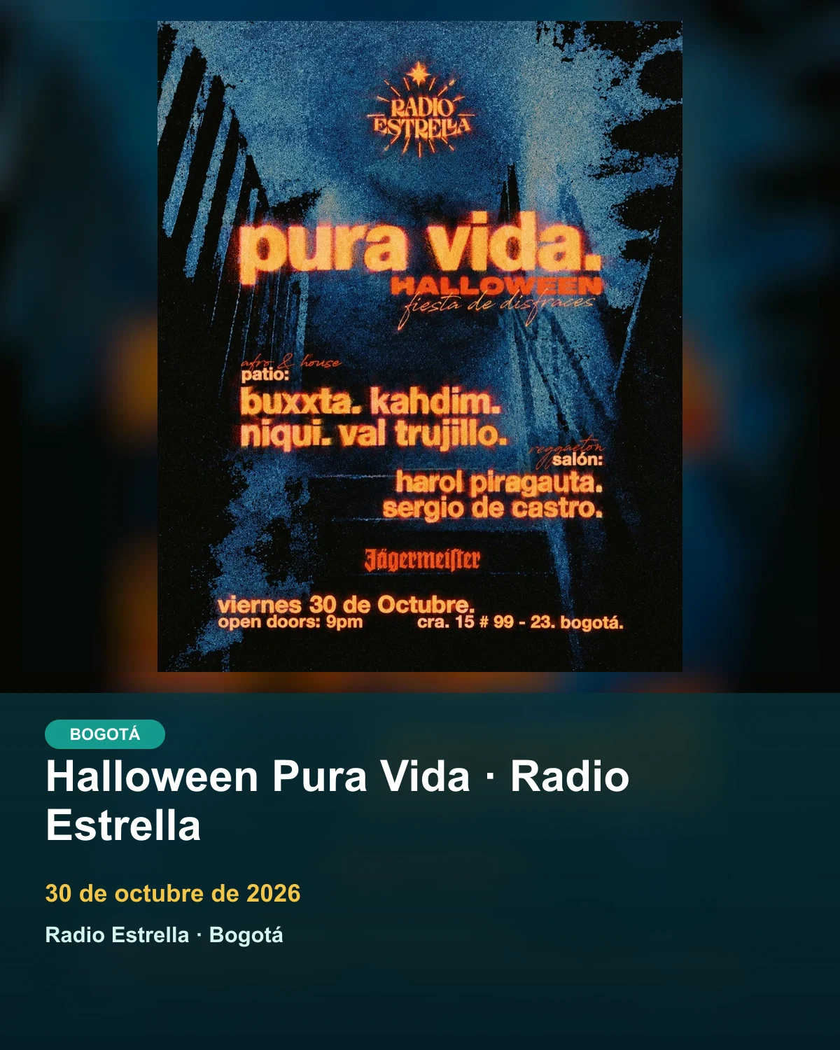 Halloween Pura Vida · Radio Estrella