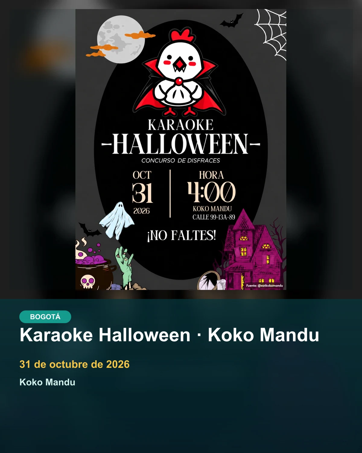 Karaoke Halloween · Koko Mandu