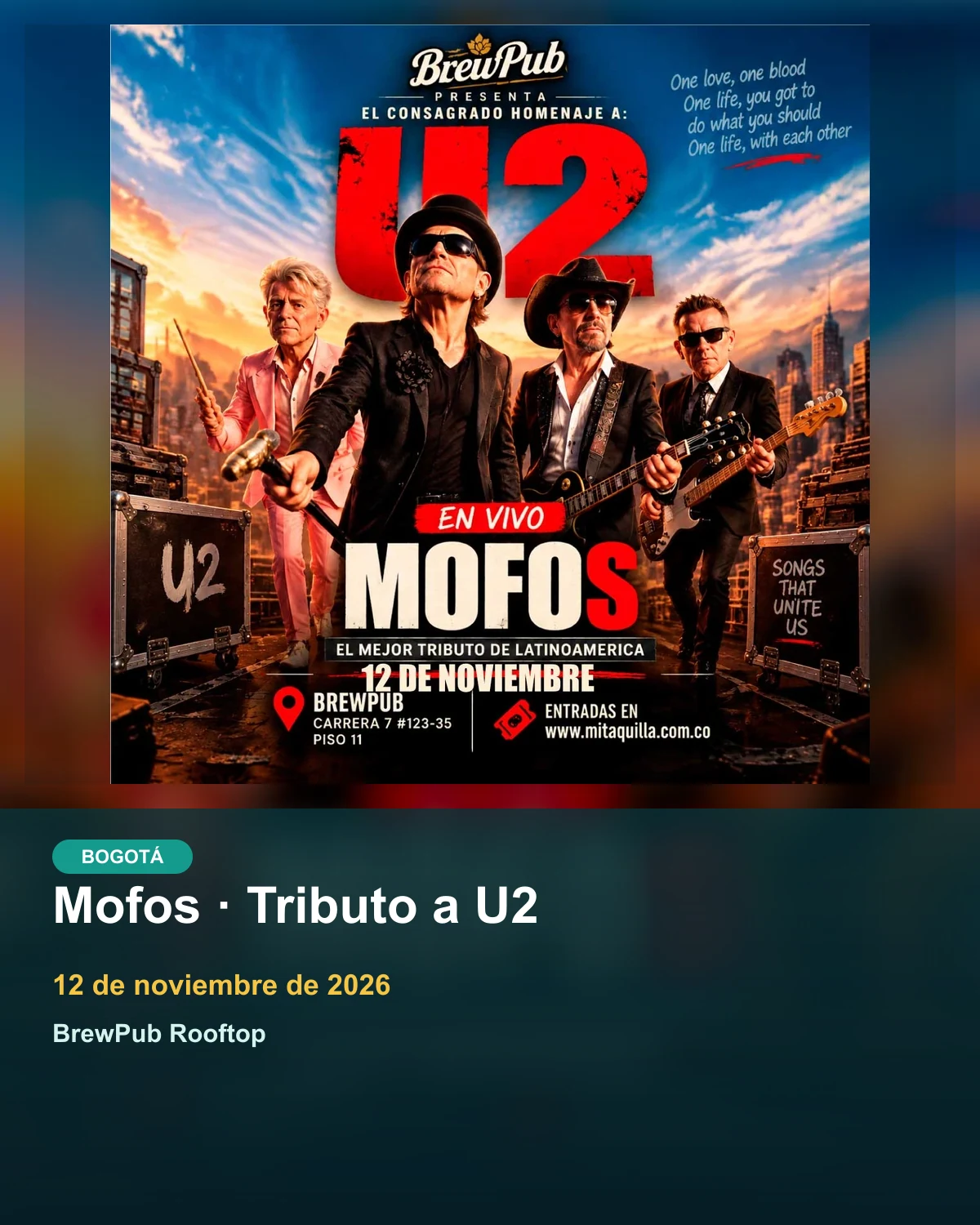 Mofos · Tributo a U2
