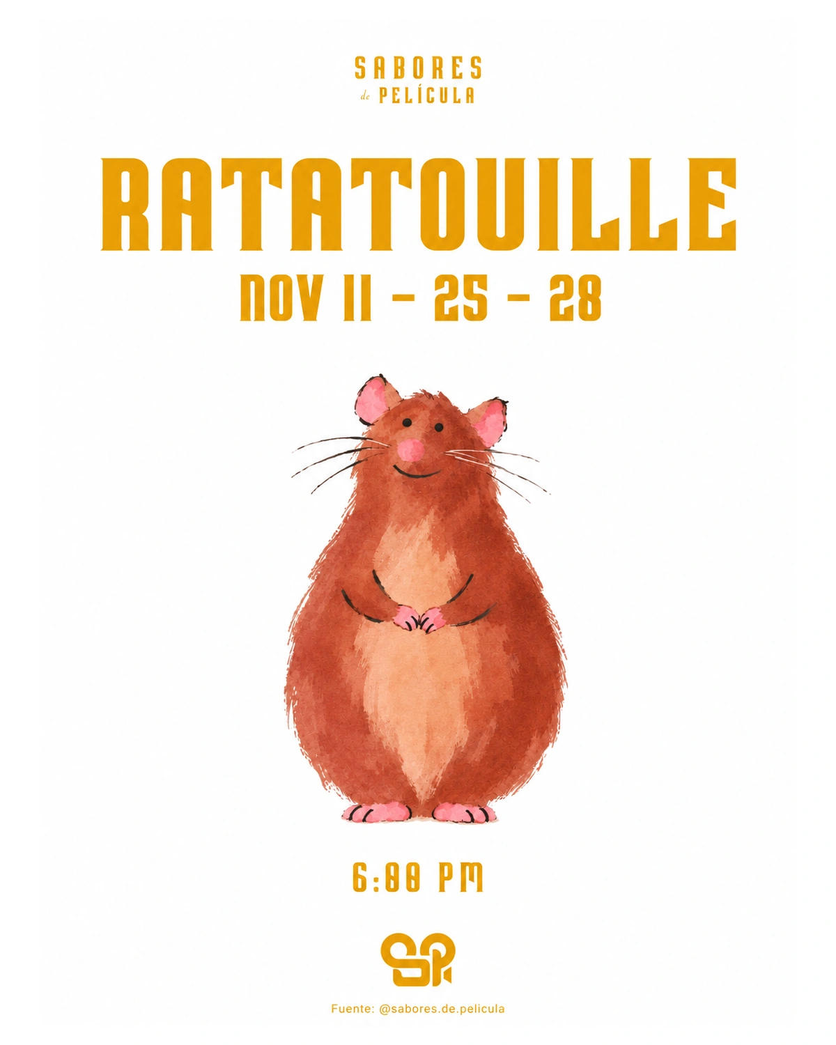 Ratatouille · Sabores de Película en65B