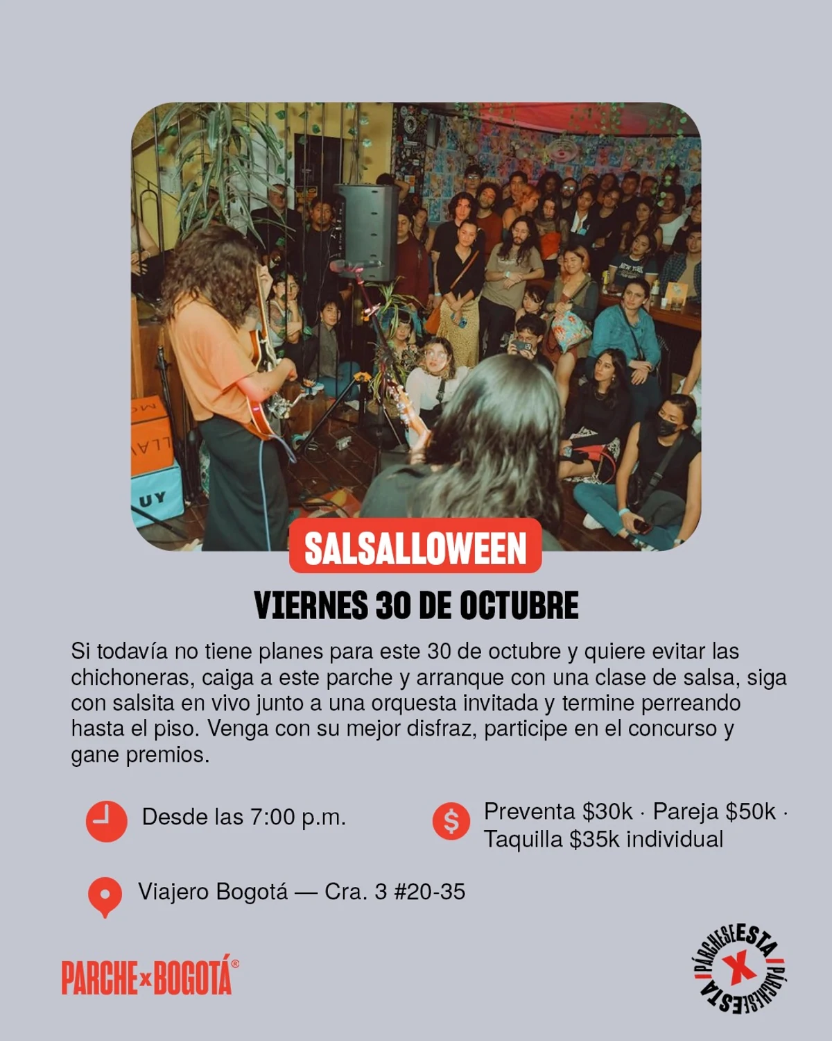 Salsalloween · Viajero Bogotá