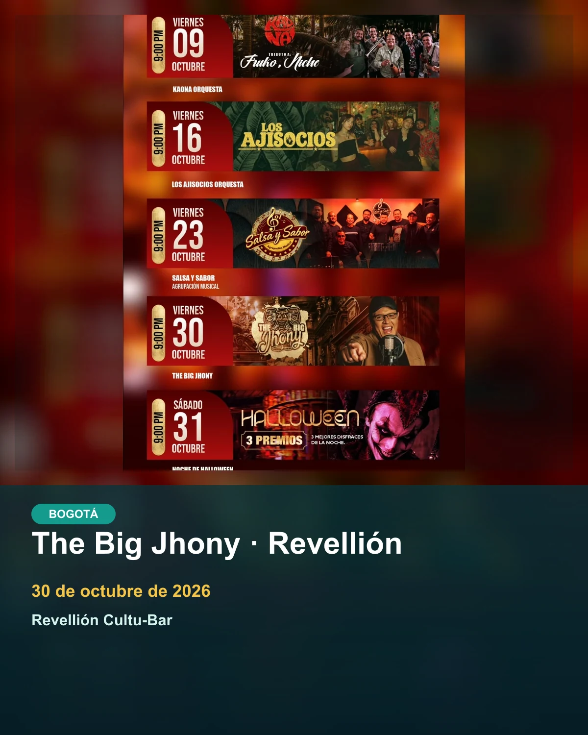 The Big Jhony · Revellión