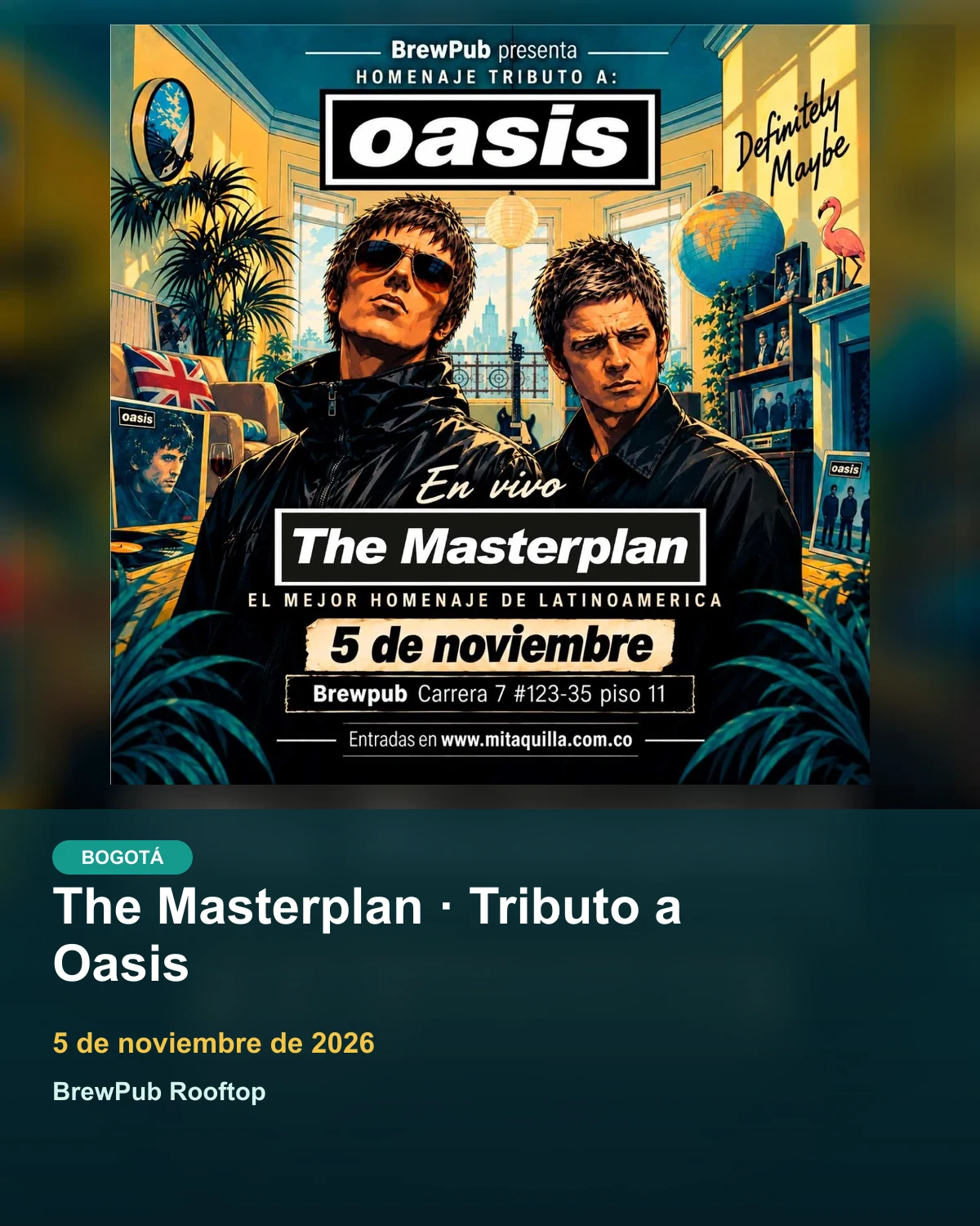 The Masterplan · Tributo a Oasis