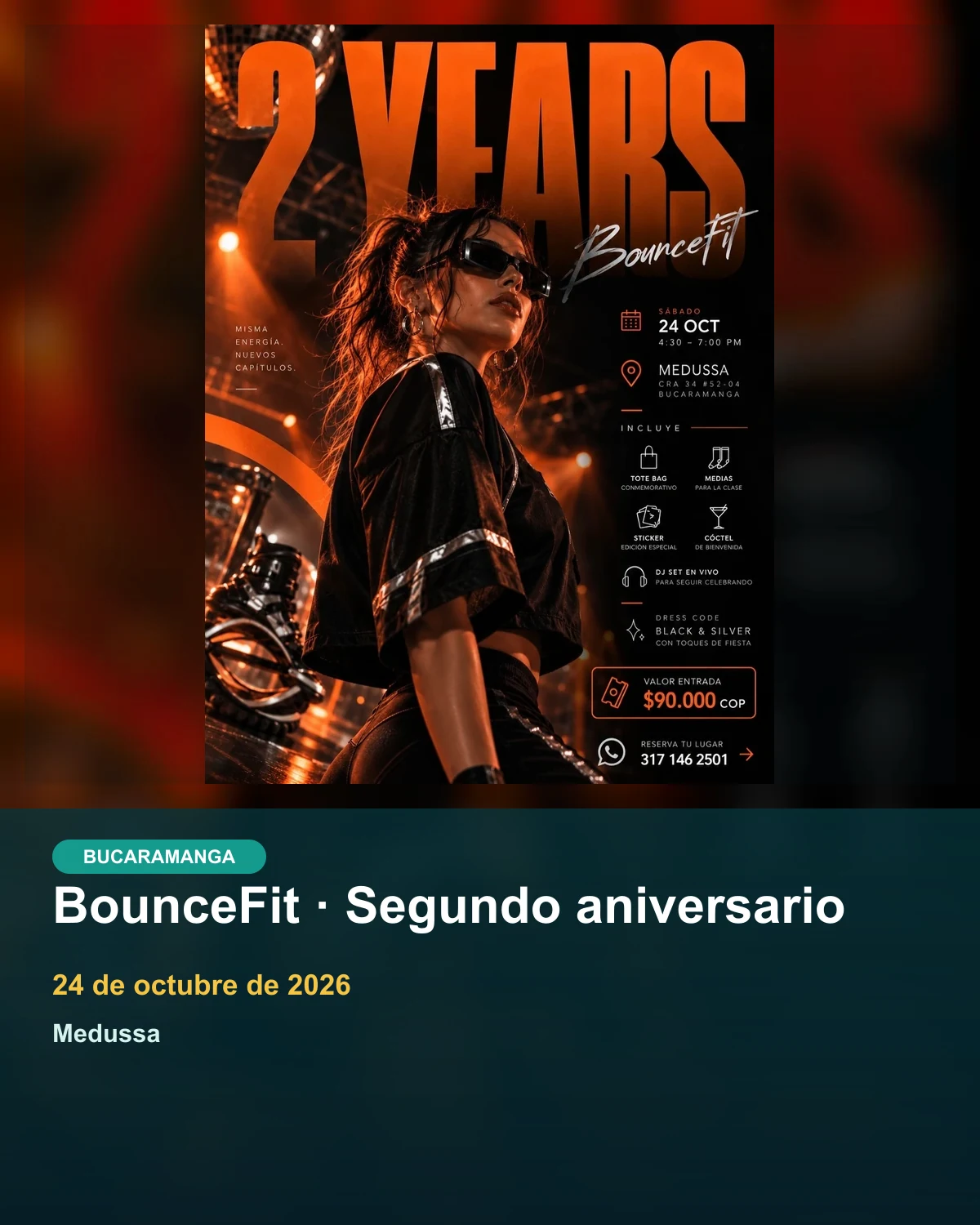 BounceFit · Segundo aniversario