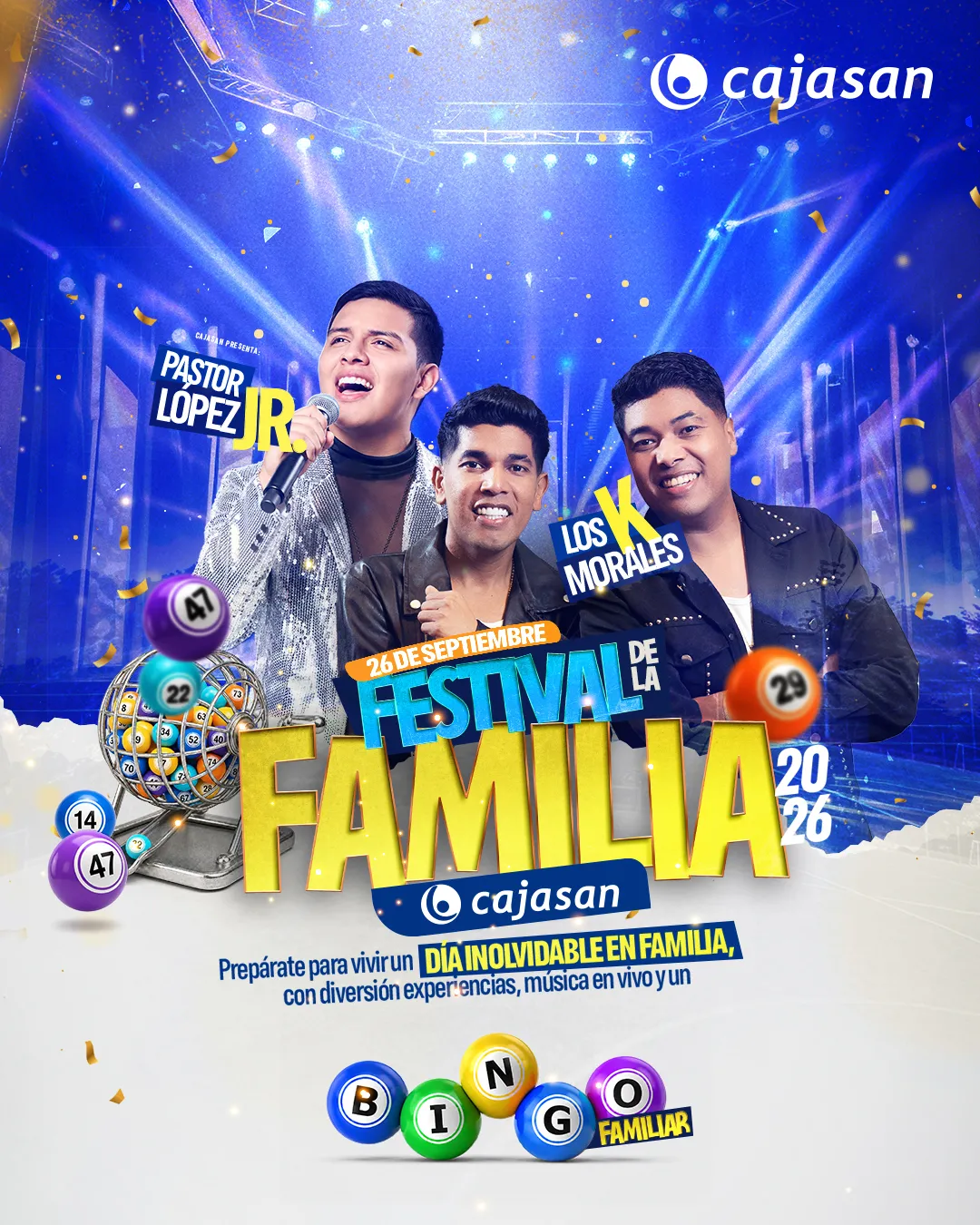 Afiche de Festival de la familia cajasan
