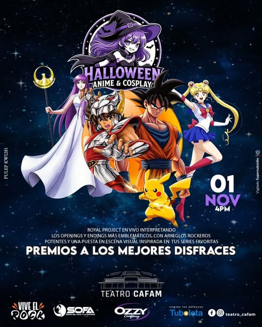 Afiche de FIESTA HALLOWEEN ANIME Y COSPLAY