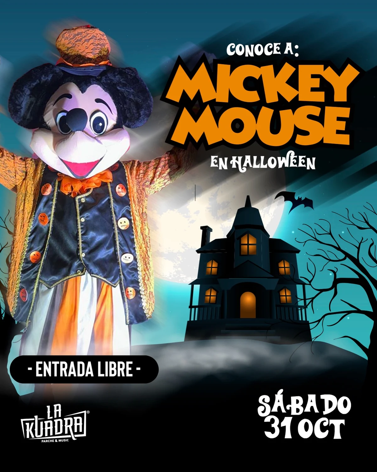Halloween con Mickey Mouse · La Kuadra