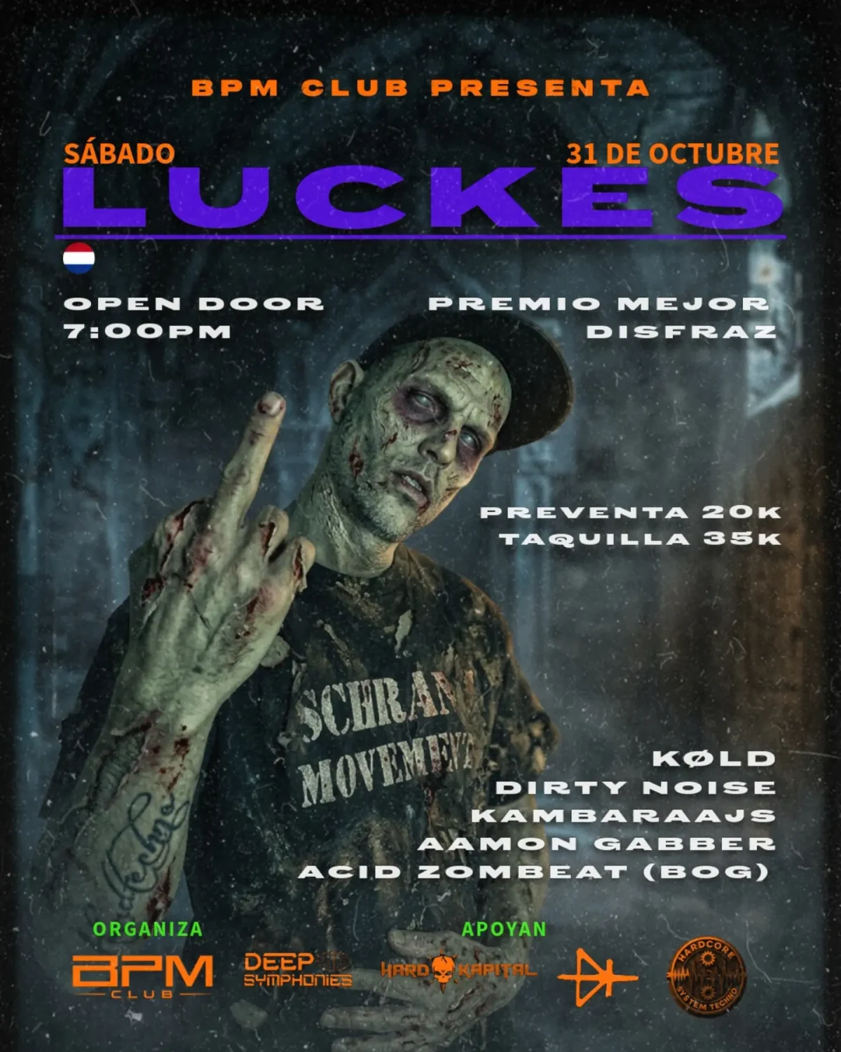 Pieza oficial de Hardlloween · Luckes en BPM