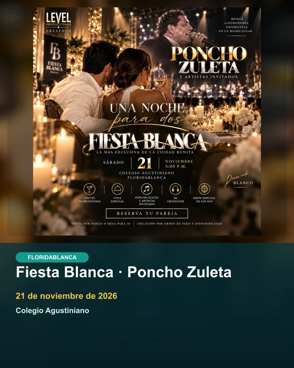 Fiesta Blanca · Poncho Zuleta
