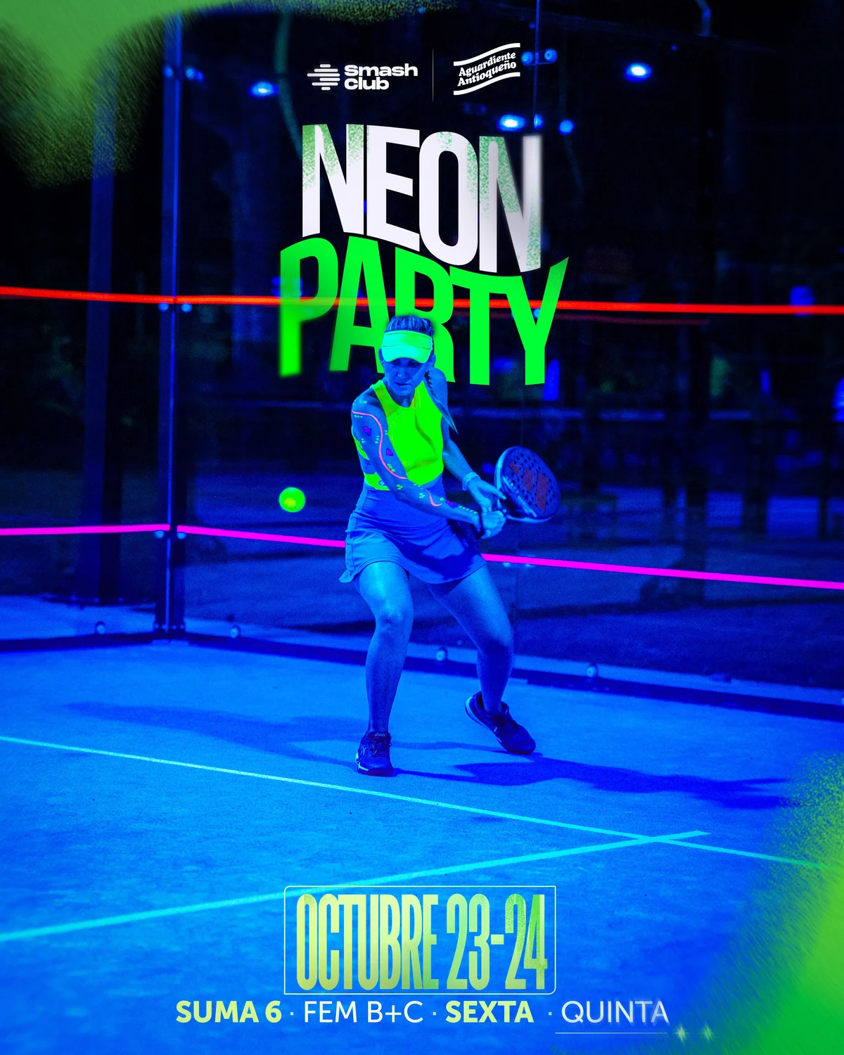 Neón Pádel Party · Smash Club