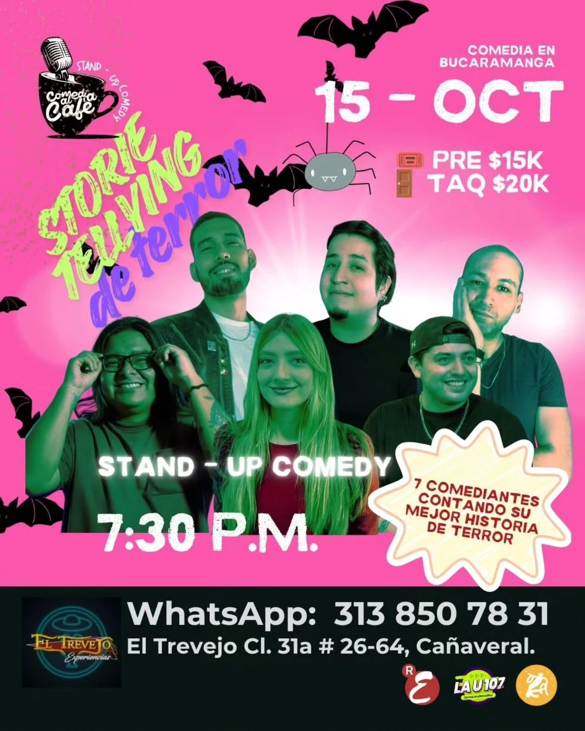Storytelling de Terror · Comedia al Café
