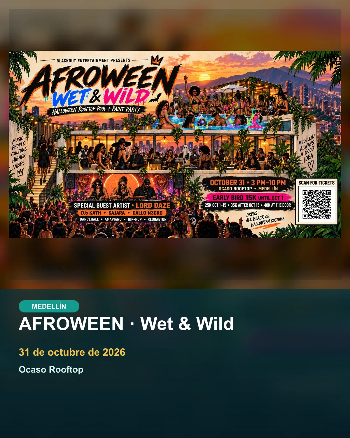 AFROWEEN · Wet & Wild
