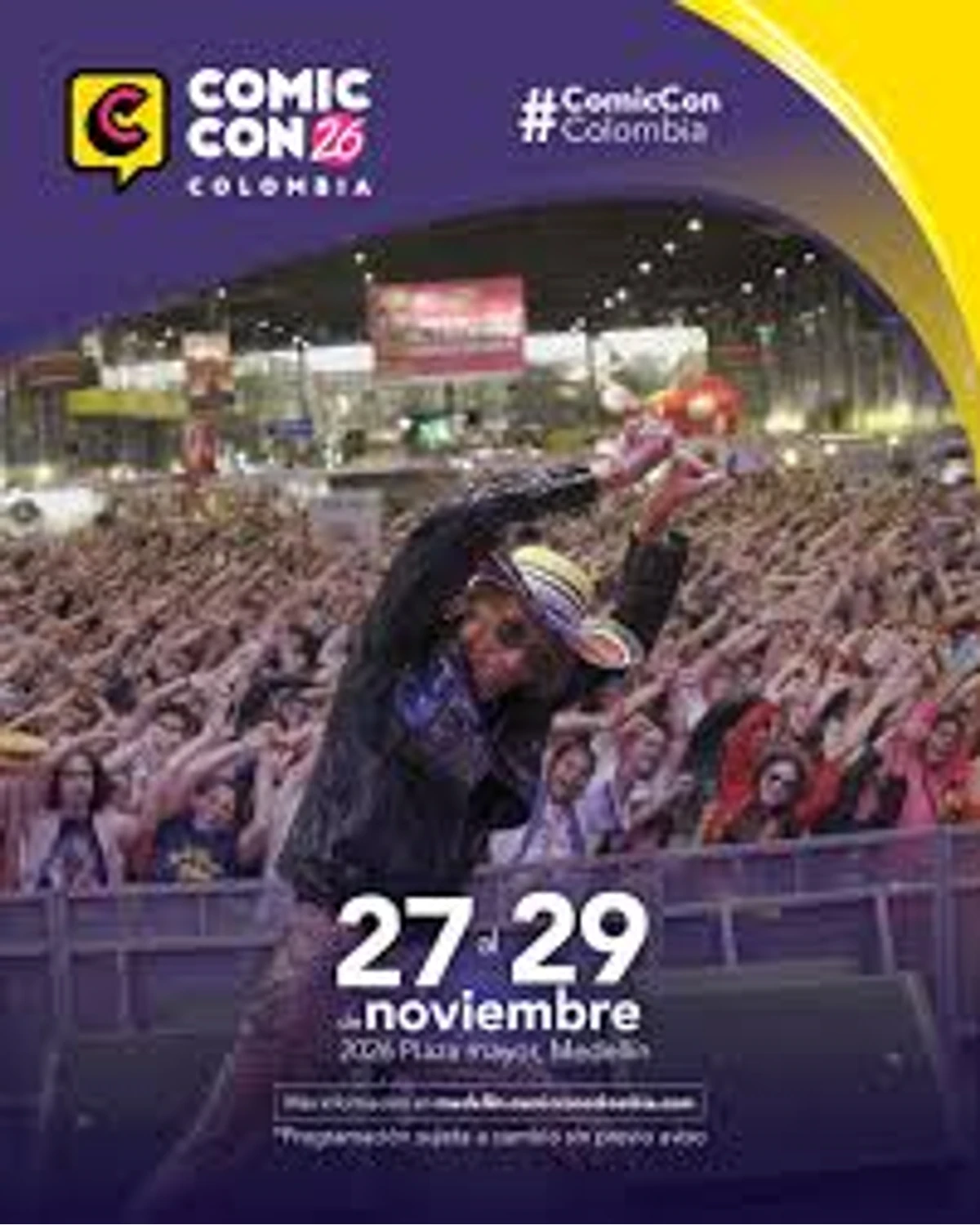 Afiche o imagen promocional de Comic Con Medellín 2026