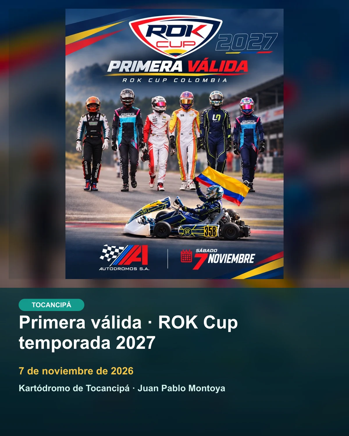 Primera válida · ROK Cup temporada 2027
